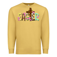 Antique Gold Easter crown of thorns Easter Day Premium Sweatshirt - HowdyJamesFarm