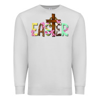 Dove Grey Easter crown of thorns Easter Day Premium Sweatshirt - HowdyJamesFarm