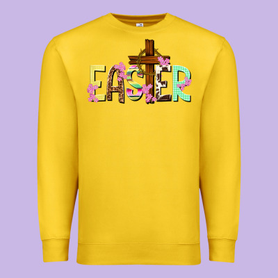 Easter Crown Of Thorns Easter Day Premium Sweatshirt Designed By Howdyjamesfarm