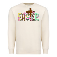Sandshell Easter crown of thorns Easter Day Premium Sweatshirt - HowdyJamesFarm
