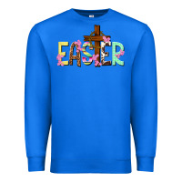 True Royal Easter crown of thorns Easter Day Premium Sweatshirt - HowdyJamesFarm