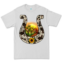Dove Grey horseshoe sunset Premium Tee - JahusDesignShop