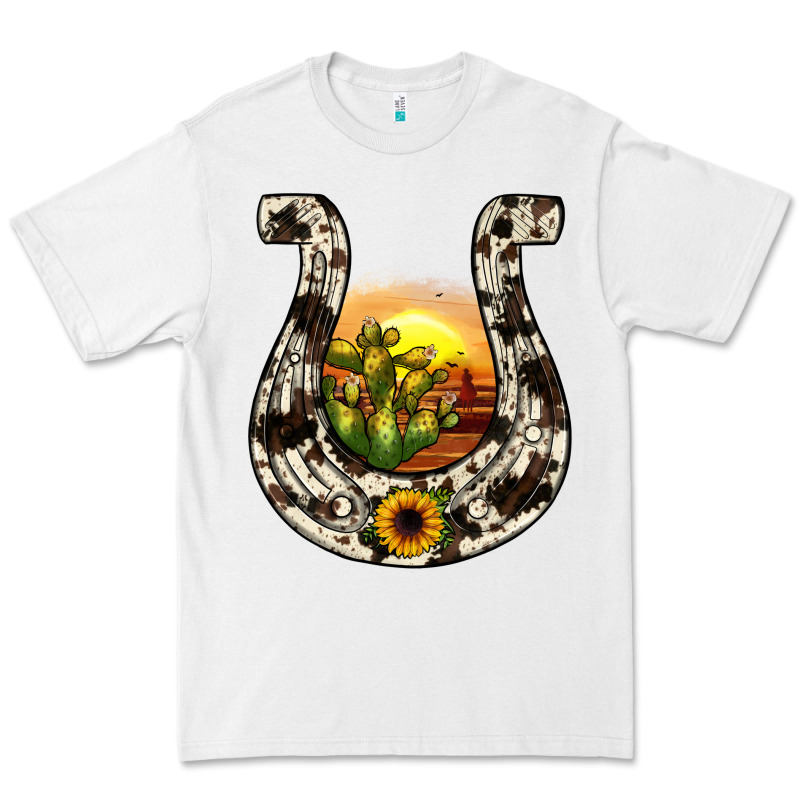 Horseshoe Sunset Premium Tee by JahusDesignShop | Teevron