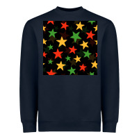 Navy african color stars seamless pattern Heavyweight Sweatshirt - BundleAndBundleShop