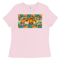 Bubblegum Pink Fall Sweet Fall Ladies Tee - Artiststas