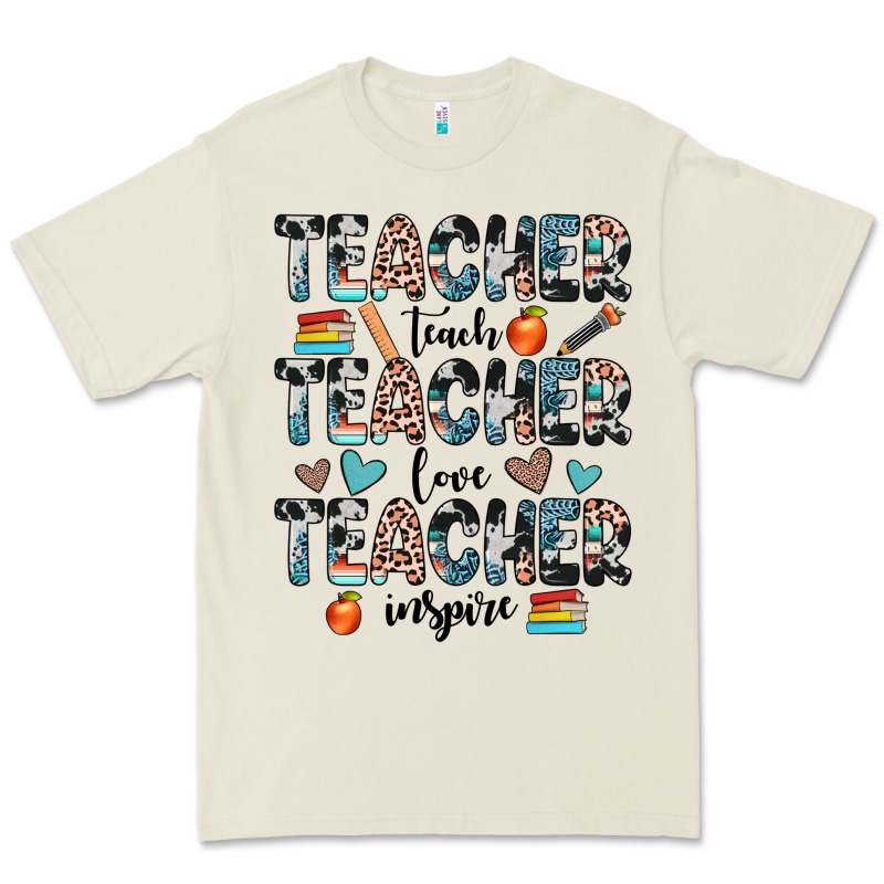 Teacher Teach Love Inspire Premium Tee by JahusDesignShop | Teevron