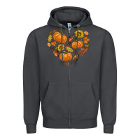 Smoke Fall Heart Zipper Hoodie - texasbilliewilder
