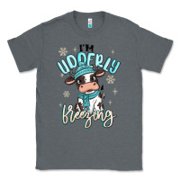 Charcoal Heather i'm udderly freezing baby cow Classic Tee - MaliasSmallBusiness