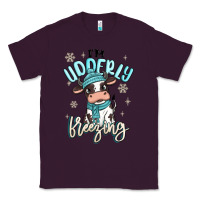 Plum i'm udderly freezing baby cow Classic Tee - MaliasSmallBusiness