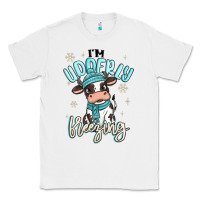 White i'm udderly freezing baby cow Classic Tee - MaliasSmallBusiness