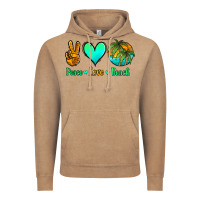 Vintage Coffee peace love beach Vintage Hoodie - Jasminsmagicworld