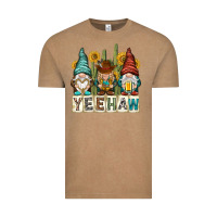 Vintage Coffee yeehaw with gnomies Vintage Tee - NancyCooperArtShop