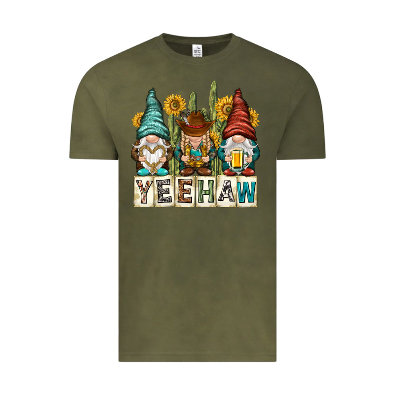 Yeehaw With Gnomies Vintage Tee by NancyCooperArtShop | Teevron