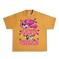 Peanut Butter lets go girls Urban Heavy Tee - NancyCooperArtShop