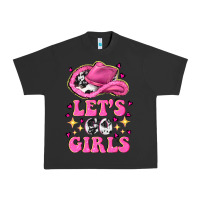 Pigment Black lets go girls Urban Heavy Tee - NancyCooperArtShop