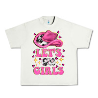 Pistachio lets go girls Urban Heavy Tee - NancyCooperArtShop