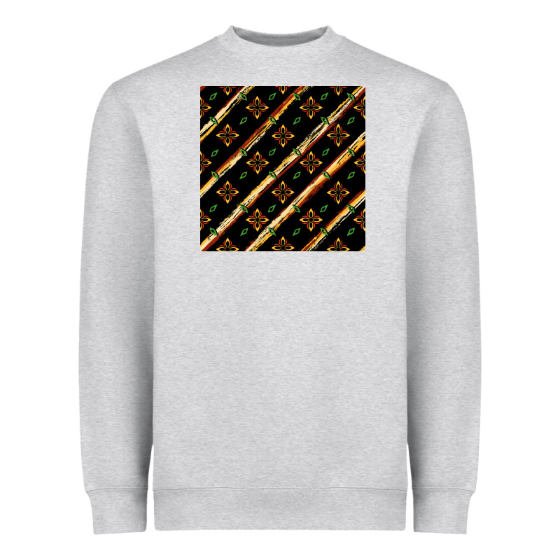 African Floral Seamless Pattern Heavyweight Sweatshirt by BundleAndBundleShop | Teevron
