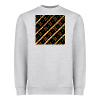 Heather Grey african floral seamless pattern Heavyweight Sweatshirt - BundleAndBundleShop