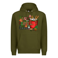 Army Green but first cocoa Premium Hoodie - CowGirlArtShop