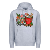 Heather Grey but first cocoa Premium Hoodie - CowGirlArtShop