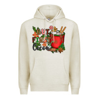 Oatmeal Heather but first cocoa Premium Hoodie - CowGirlArtShop