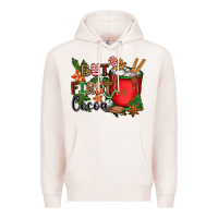 Pale Pink but first cocoa Premium Hoodie - CowGirlArtShop