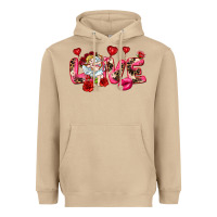 Mushroom Love Valentine's Day Heavyweight Hoodie - HowdyJamesFarm