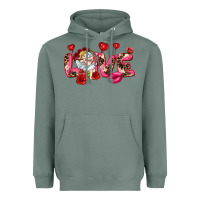Sage Love Valentine's Day Heavyweight Hoodie - HowdyJamesFarm