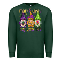 Sports Green Mardi Gras with my gnomies Premium Sweatshirt - HowdyJamesFarm