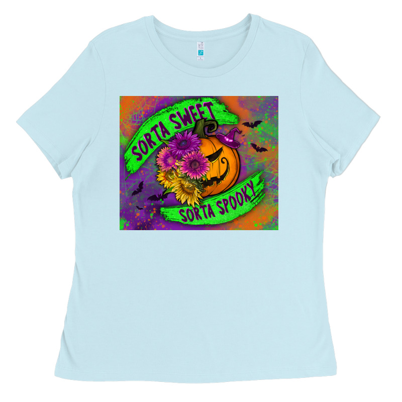 Sorta Sweet Sorta Spooky Mousepad Ladies Tee by BundleAndBundleShop | Teevron