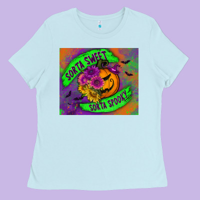 Sorta Sweet Sorta Spooky Mousepad Ladies Tee Designed By Bundleandbundleshop