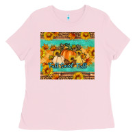 Bubblegum Pink Fall sweet fall Ladies Tee - Artiststas