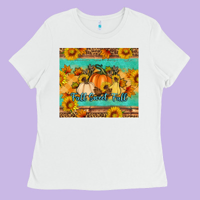 Fall Sweet Fall Ladies Tee Designed By Artiststas