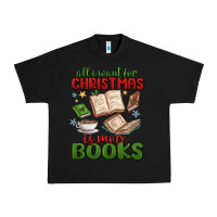 Black all i want for christmas is more books Urban Heavy Tee - MaliasSmallBusiness