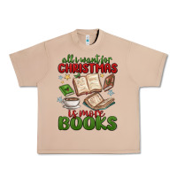 Burro all i want for christmas is more books Urban Heavy Tee - MaliasSmallBusiness