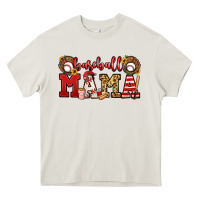 Cream baseball mama Heavy Core Tee - Jasminsmagicworld