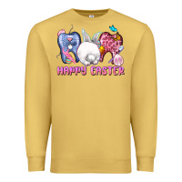 Antique Gold Happy Easter Dental Easter Day Premium Sweatshirt - CowGirlArtShop