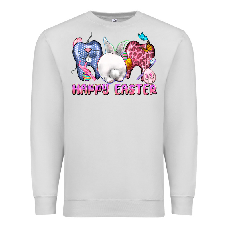 Happy Easter Dental Easter Day Premium Sweatshirt by CowGirlArtShop | Teevron