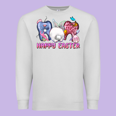 Happy Easter Dental Easter Day Premium Sweatshirt Designed By Cowgirlartshop