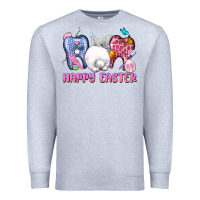 Heather Grey Happy Easter Dental Easter Day Premium Sweatshirt - CowGirlArtShop