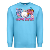 Ocean Blue Happy Easter Dental Easter Day Premium Sweatshirt - CowGirlArtShop