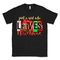 Black just a girl who loves christmas Classic Tee - CowhideDigitalArt