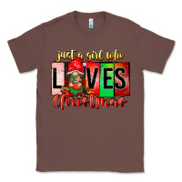 Chestnut just a girl who loves christmas Classic Tee - CowhideDigitalArt