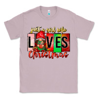 Lilac just a girl who loves christmas Classic Tee - CowhideDigitalArt