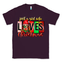 Plum just a girl who loves christmas Classic Tee - CowhideDigitalArt