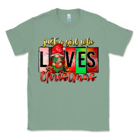 Sage just a girl who loves christmas Classic Tee - CowhideDigitalArt