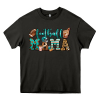 Asphalt American football mama Heavy Core Tee - Jasminsmagicworld