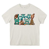 Cream American football mama Heavy Core Tee - Jasminsmagicworld
