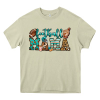 Mossy American football mama Heavy Core Tee - Jasminsmagicworld