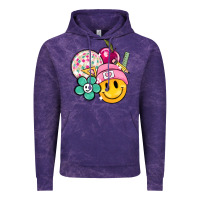Cloud Purple smiley face and school elementary Vintage Hoodie - MaliasSmallBusiness